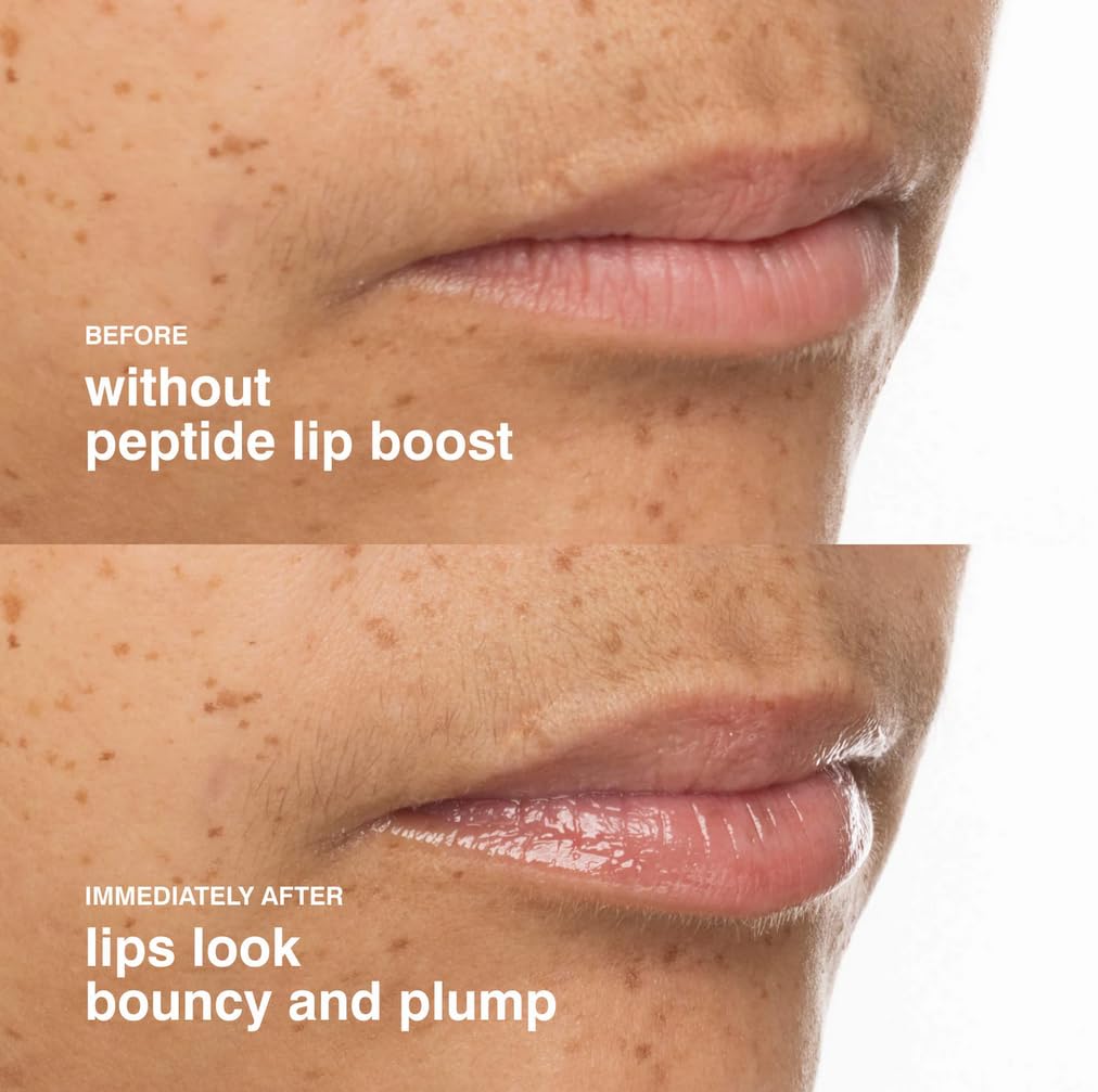 Rhode lip boost application spoon with product demonstrating hygienic use