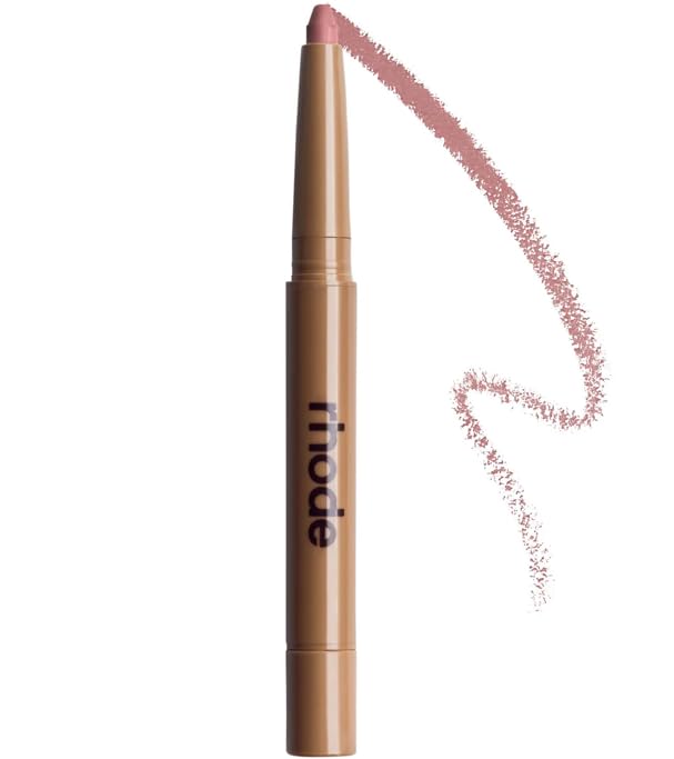 Rhode front packaging of Peptide Lip Shape Lift showing compact and shade, defines lips