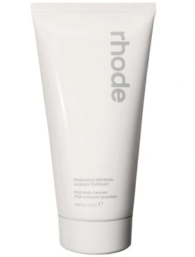 Rhode front packaging showing bottle and label, highlights product clarity