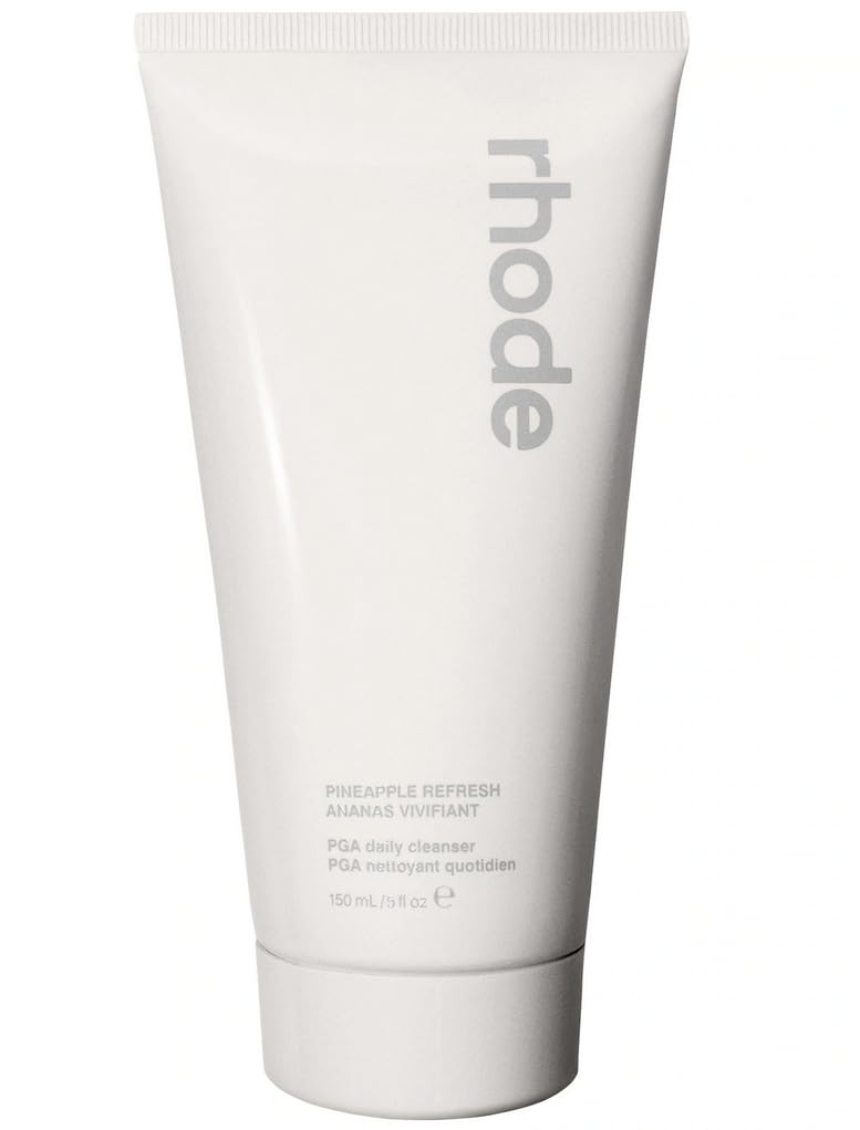 Rhode front packaging showing bottle and label, highlights product clarity