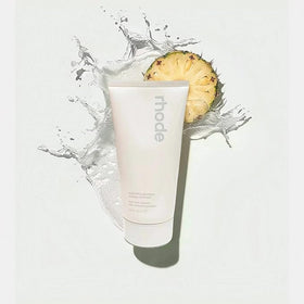 Rhode cleanser front packaging showing bottle and label, clear product identification