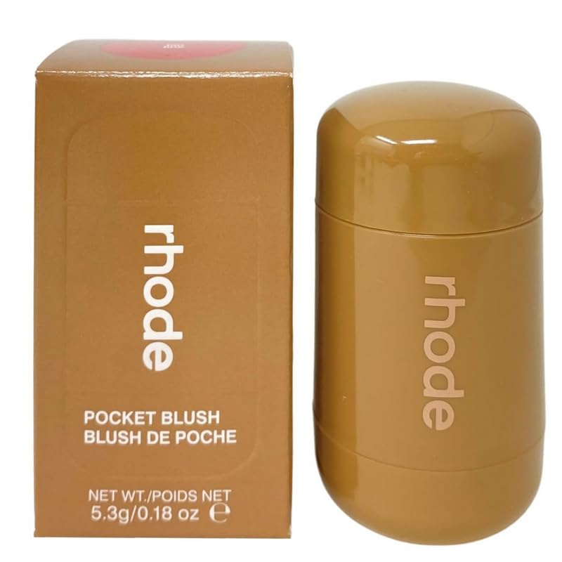 Rhode pocket blush creamy texture close-up demonstrating smooth blendability