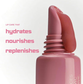 Rhode ribbon texture swipe showing sheer buildable color and hydrating finish
