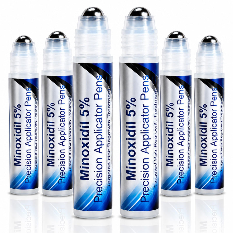 RHRTTUE front packaging showing six roll-on pens and product benefit precision