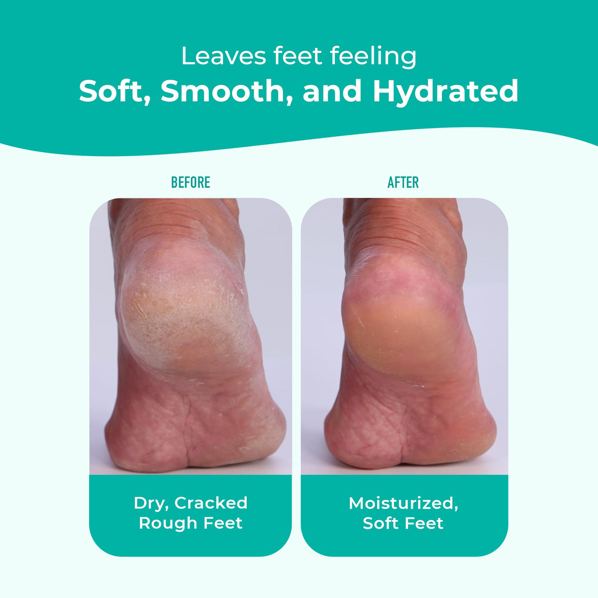 Richenna on bathroom shelf showing everyday foot care routine