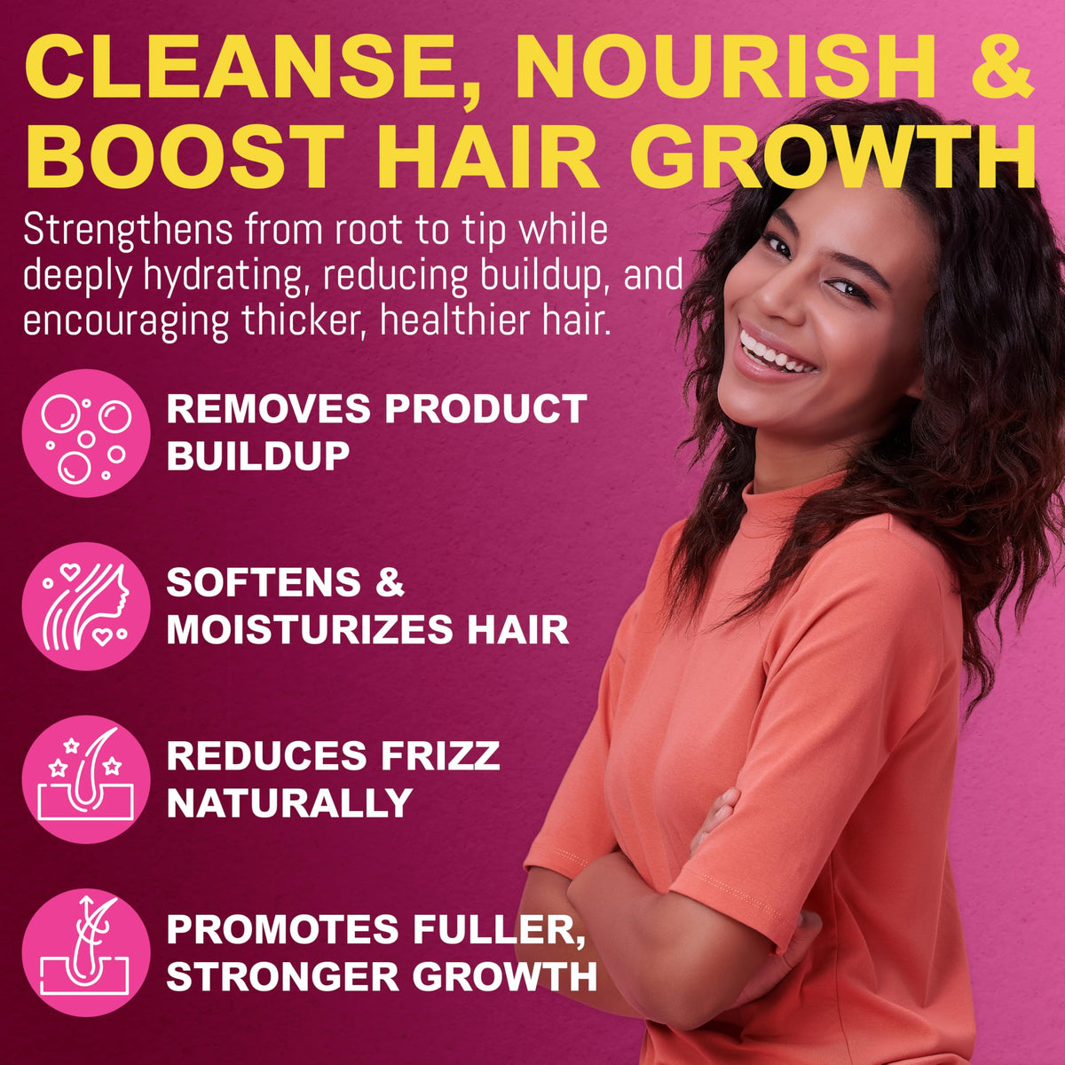 Rida Hair Research Institute closeup strand texture showing smoother, healthier hair