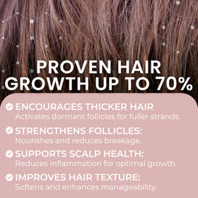 Rida Hair Research Institute label close-up showing ingredients and directions