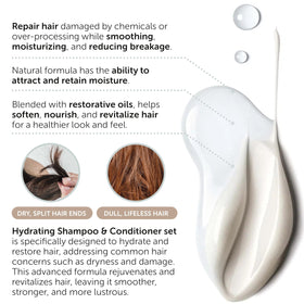 Rida Hair Research Institute conditioner cream pouring to show rich hydration