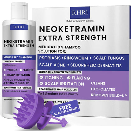 Rida Hair Research Institute front packaging showing bottle and label benefits