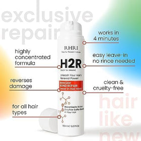 Rida Hair Research Institute applying mask to damp hair for smoothing