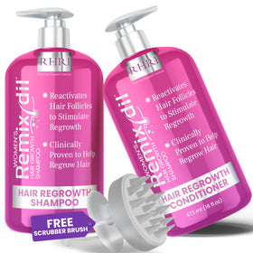 Rida Hair Research Institute front packaging showing salon-size supply and benefits