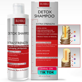 Rida Hair Research Institute front packaging showing product and clear benefits