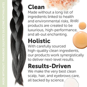 Rida Hair Research Institute lifestyle shelf showing refreshing, spa-like scalp care benefit