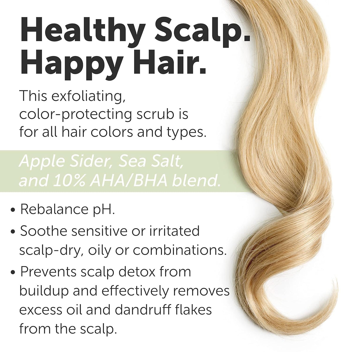 Rida Hair Research Institute close-up of scrub texture highlighting exfoliant particles