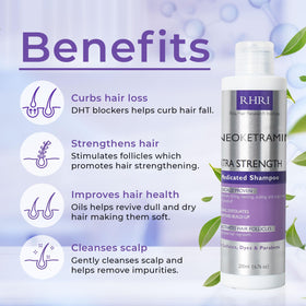 Rida Hair Research Institute shampoo foam texture demonstrating mild lather