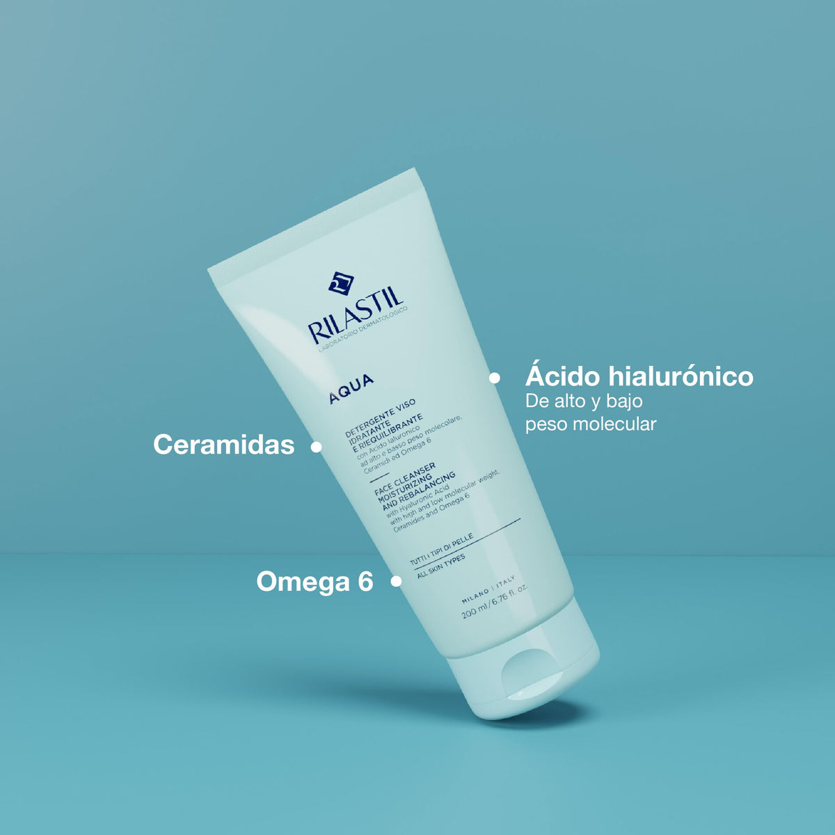 Rilastil ingredient highlight hyaluronic acid for layered hydration