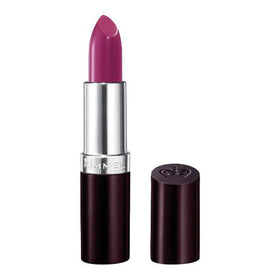 Rimmel lipstick bullet close-up showing creamy texture and pearlescent shimmer for smooth application