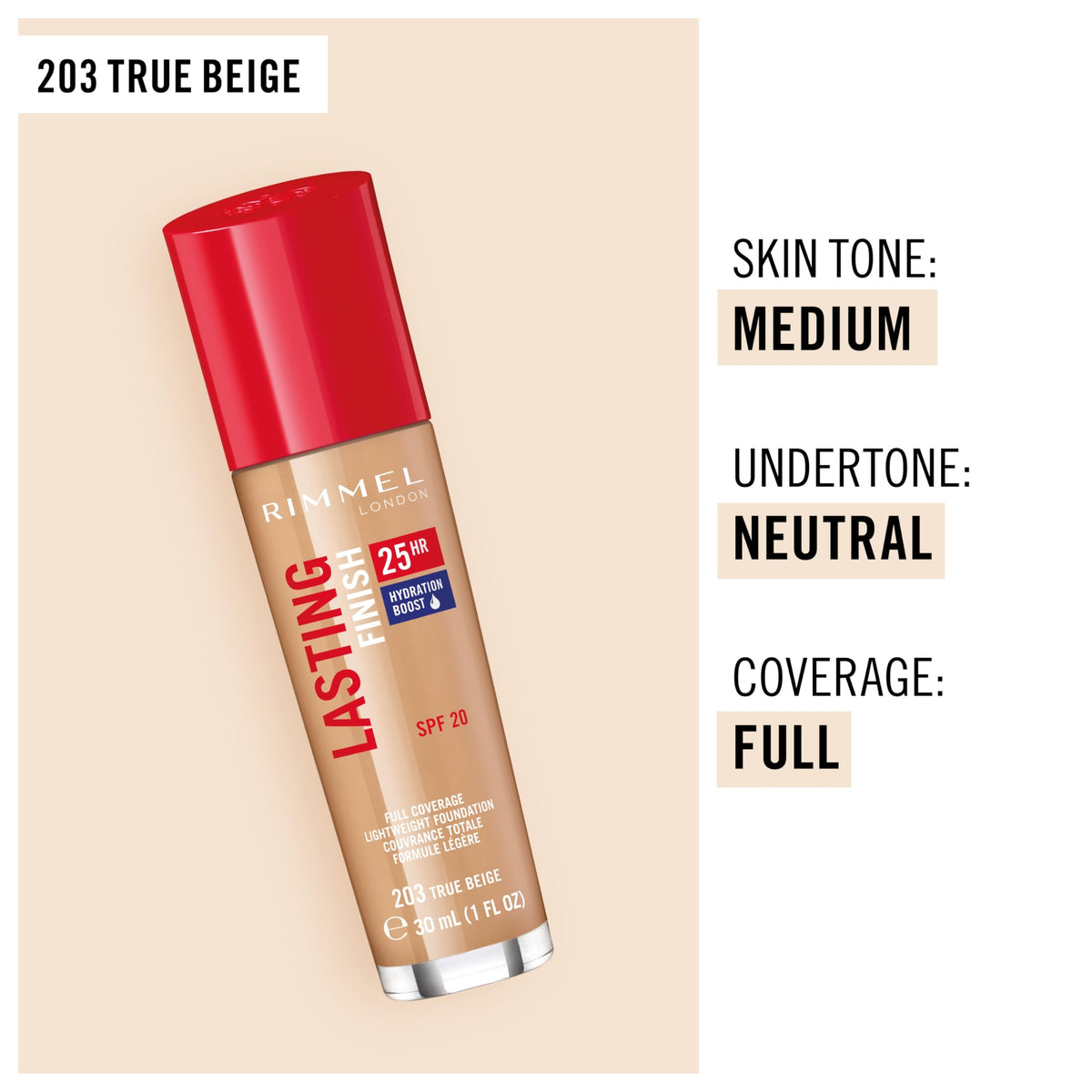 Rimmel application on model demonstrating full coverage benefit