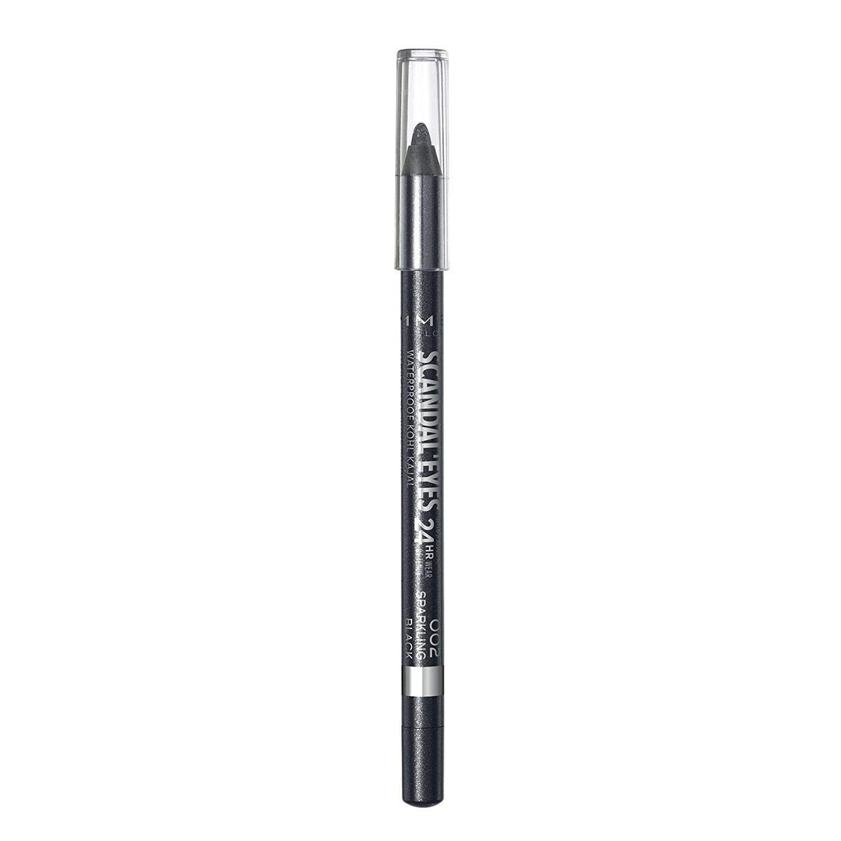 Rimmel Scandaleyes pencil tip close-up highlighting creamy texture and precision