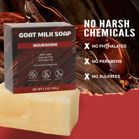 Rinse & Robust soap placed in modern bathroom suggesting everyday grooming comfort