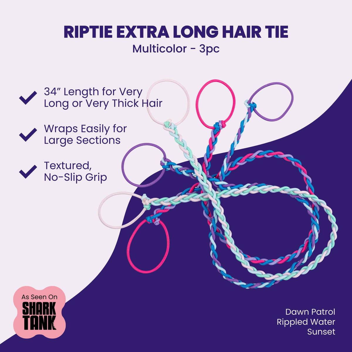 Rip Tie close knot detail highlighting smooth nylon and no snags