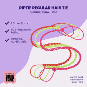 Rip Tie close-up of textured nylon wrap revealing no-slip grip and gentle hold