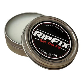 Close-up of RipFix label detail showing brand and product directions for use