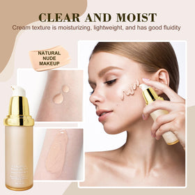 Rise Luxus bottle with SPF label closeup highlighting SPF 50 protection