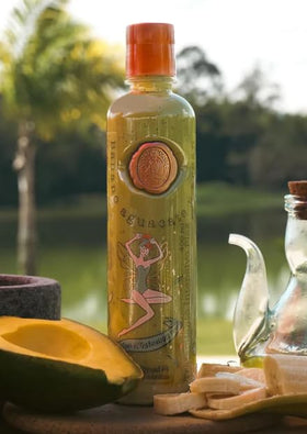 RITUAL BOTANICO before and after hair result illustrating improved strength
