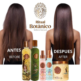 Ritual Botanico duo termoprotector bottles side-by-side protecting hair from heat and frizz