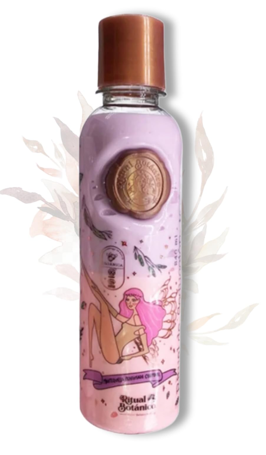 ritual botanico front packaging showing 240ml jar and label benefit
