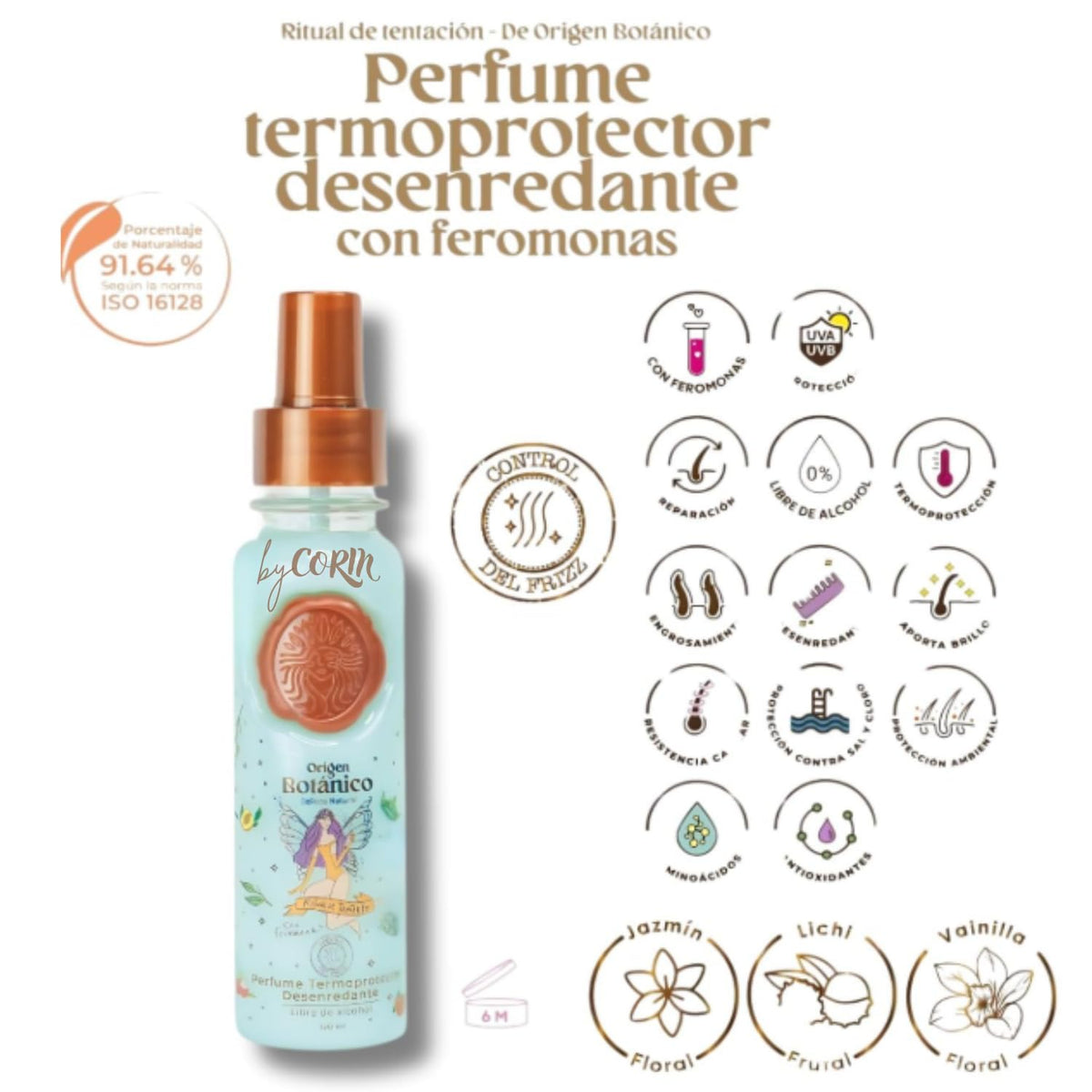 Ritual Botanico products being applied on wet hair to show detangling and ease of styling
