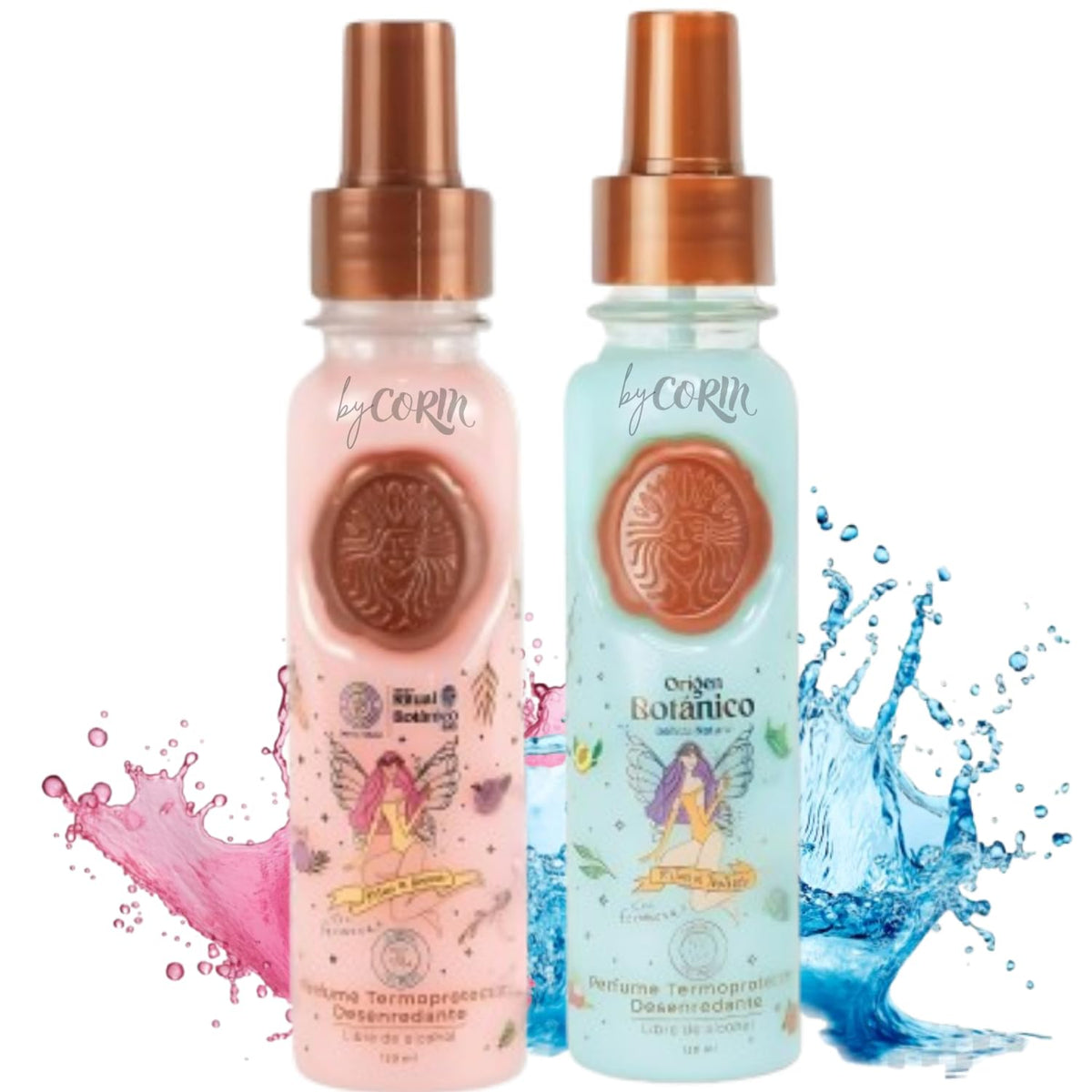 Ritual Botanico duo on bathroom counter styled scene showing everyday haircare ritual benefit