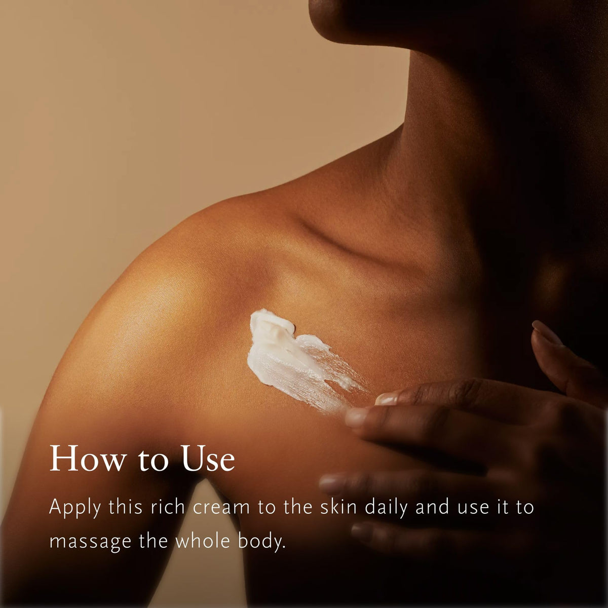 RITUALS cream applied on hand demonstrating quick absorption and smooth feel