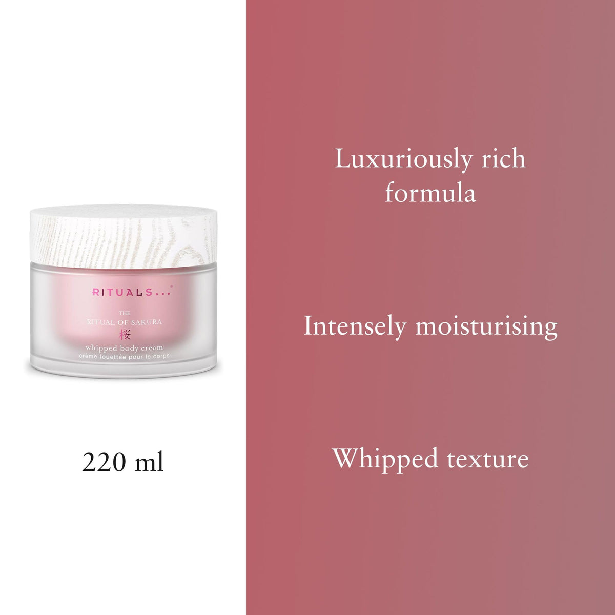 RITUALS close-up of silky cream texture highlighting moisturising appearance