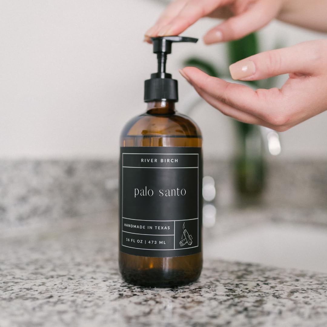 River Birch close-up texture of liquid soap highlighting moisturizing formula