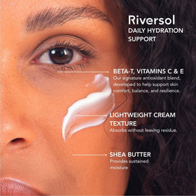 Riversol application on hand showing easy absorption benefit