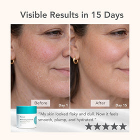 Riversol cream on hand demonstrating spreadability and immediate softness