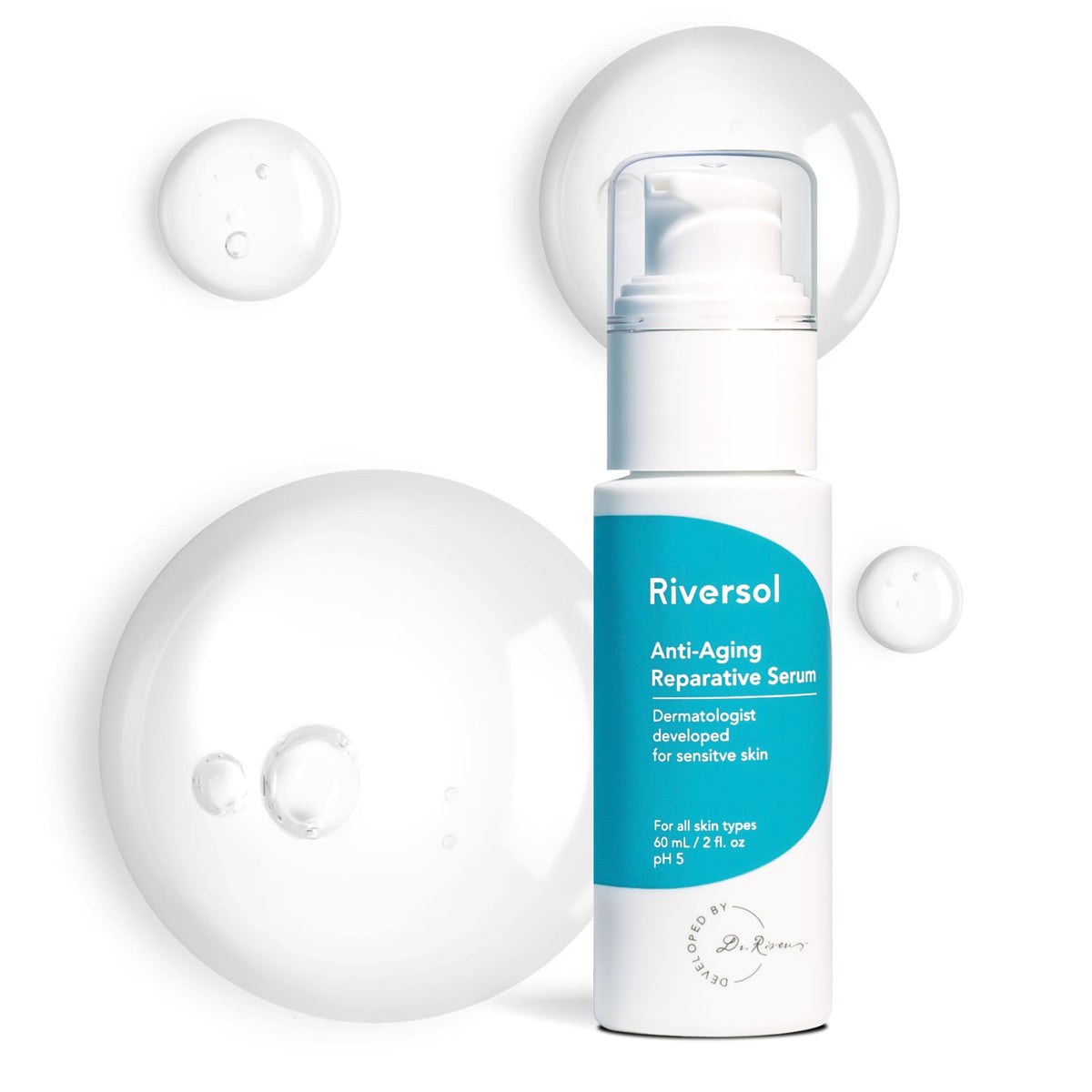 Riversol front bottle showing clean packaging and 4 month supply benefit