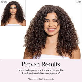 Rizos Curls three-product bundle lined on shelf for routine convenience and travel-ready use