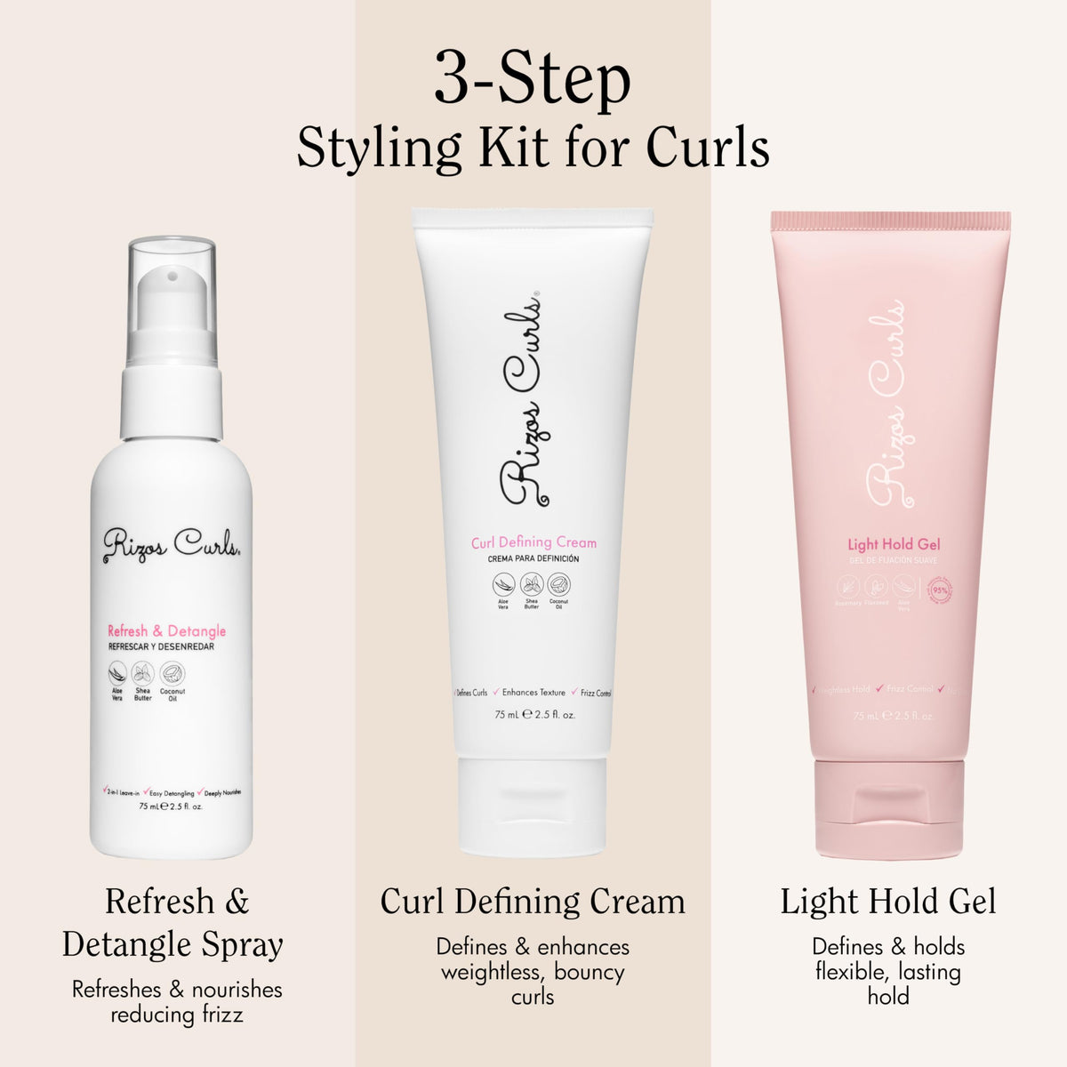 Rizos Curls curl defining cream closeup showing creamy texture and hydration