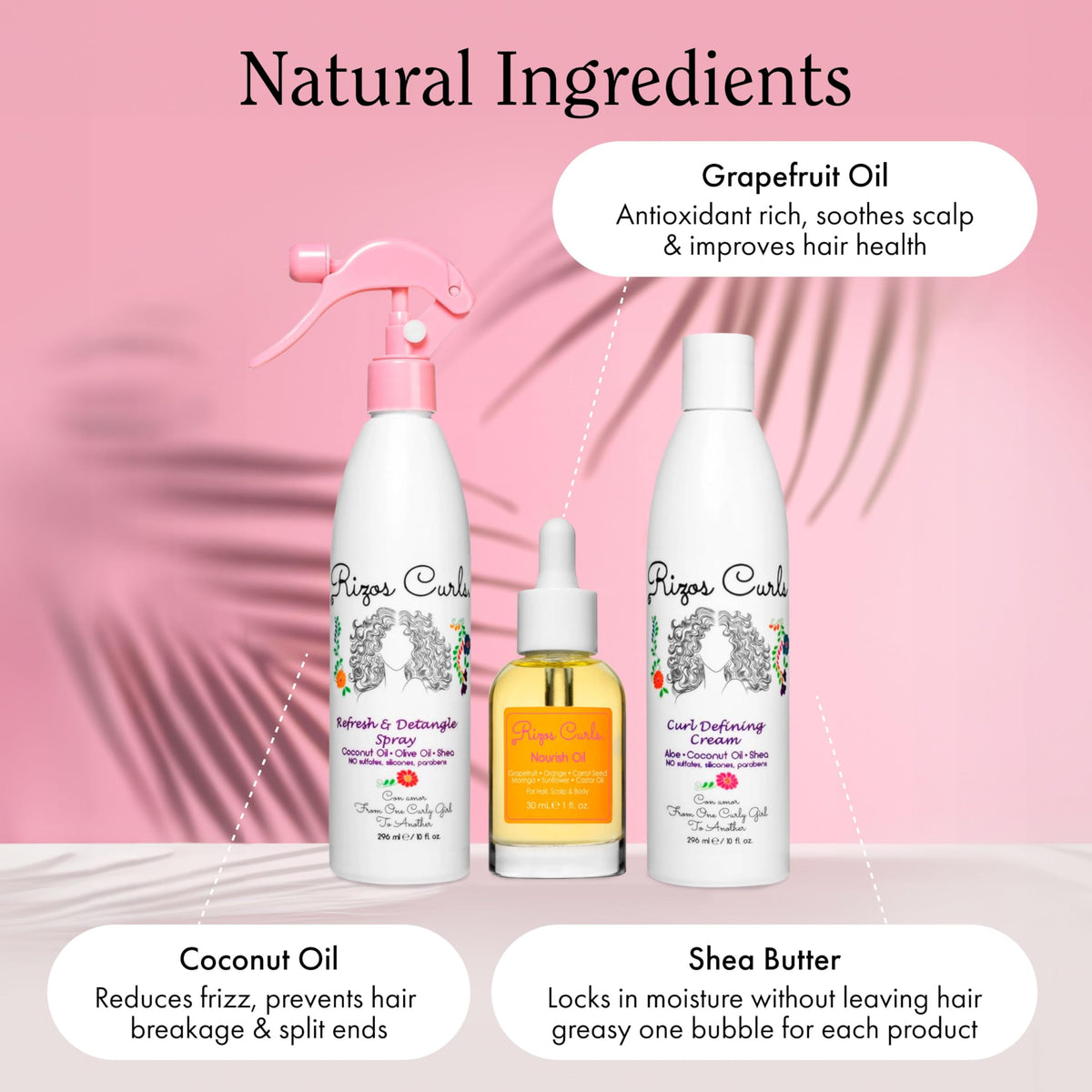 Rizos Curls curl defining cream open tub showing texture, soft hold and definition