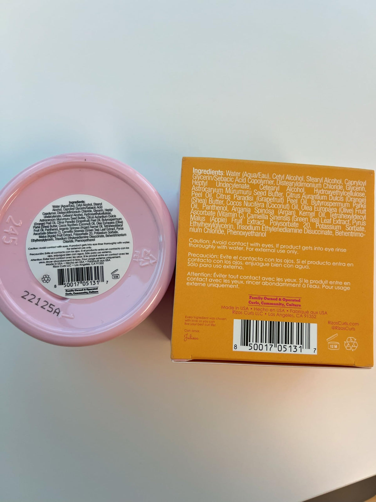 Rizos Curls on curly hair in lifestyle setting showing improved manageability