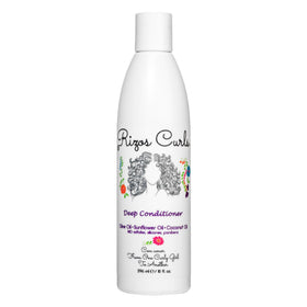 Rizos Curls front packaging showing jar and label for clear product ID and benefit