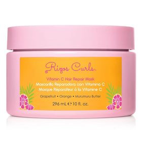 Rizos Curls front jar 10 oz showing packaging and product benefit