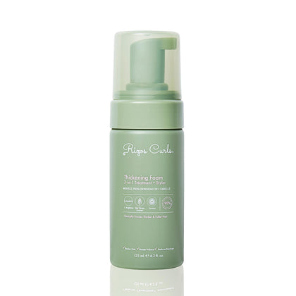 Rizos Curls front packaging showing bottle and brand benefits