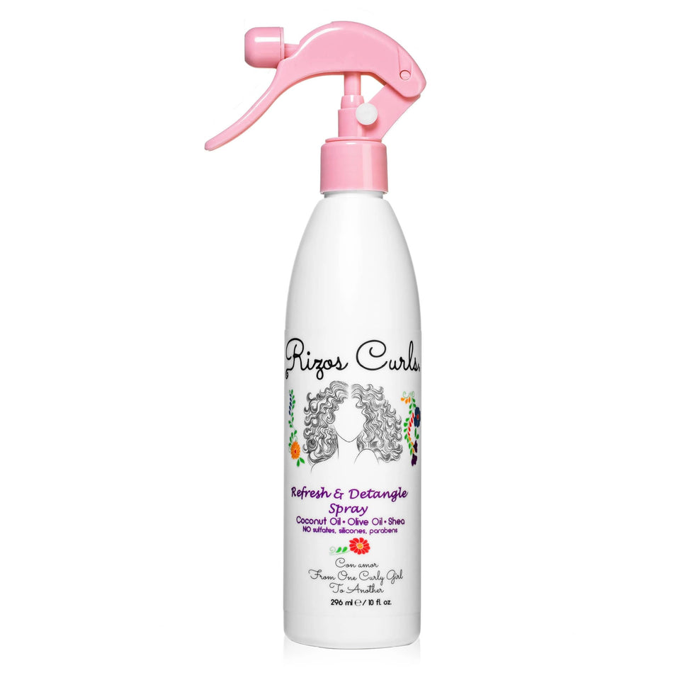 Rizos Curls front packaging showing product and benefits for easy identification