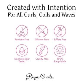 Rizos Curls on bathroom shelf staged for everyday styling ease