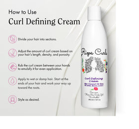 Rizos Curls jar in hand to show size and real-world scale