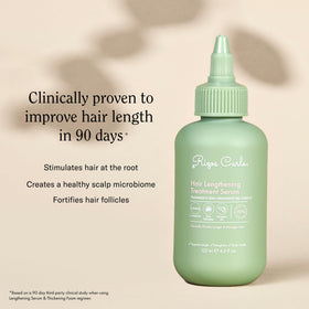 Rizos Curls bottle in hand to show 4.2 oz size and travel readiness